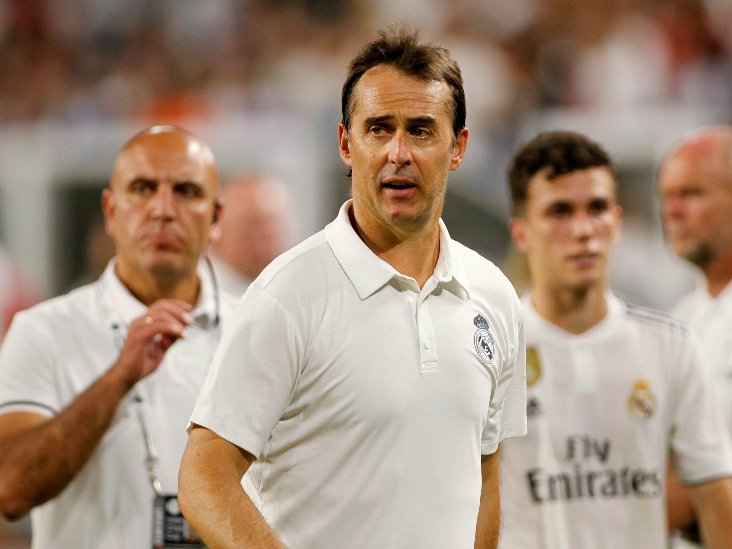 Real Madrid coach Julen Lopetegui