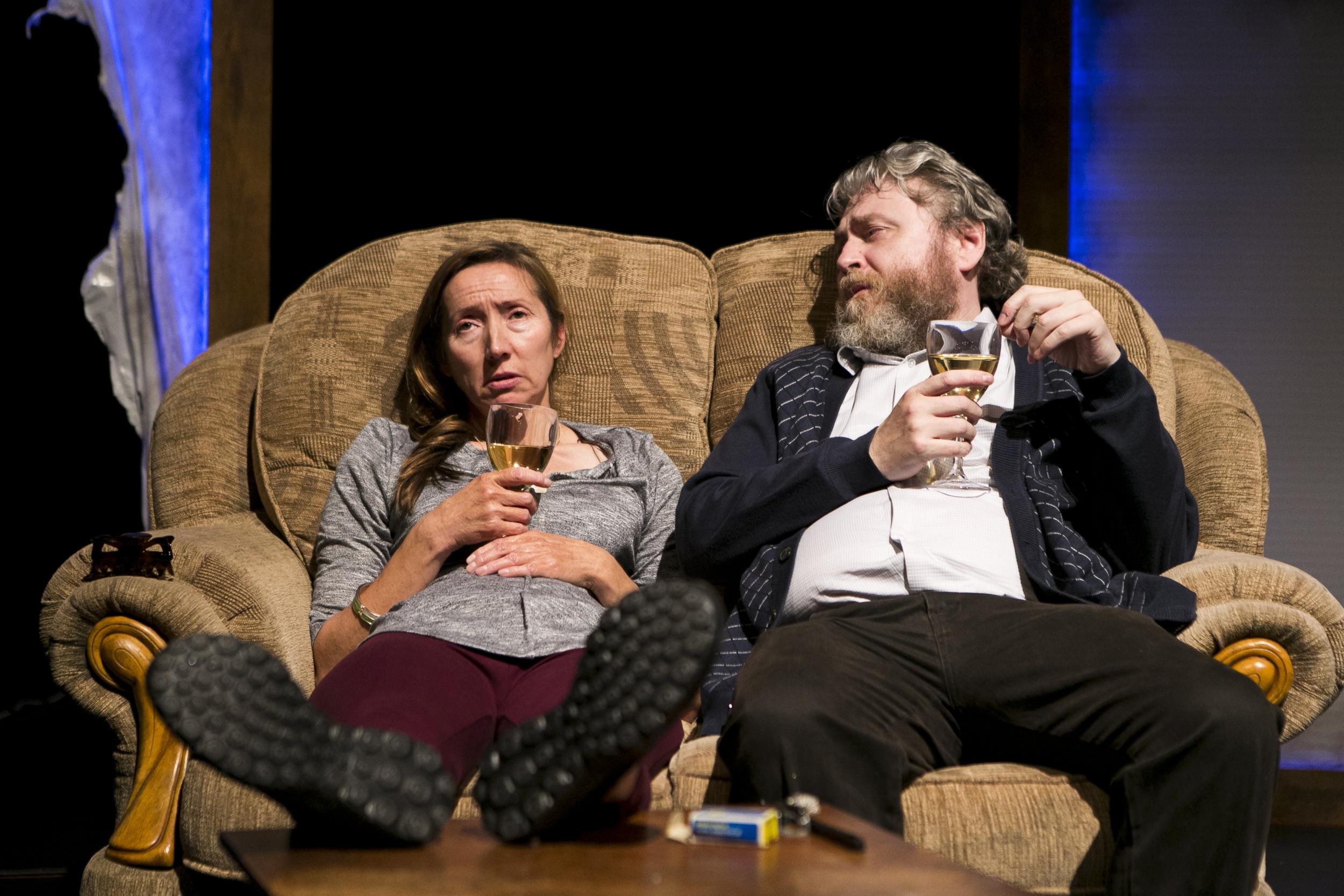 George Docherty as James and Pauline Knowles as Agnes in ‘After the Cuts’ by Gary McNair