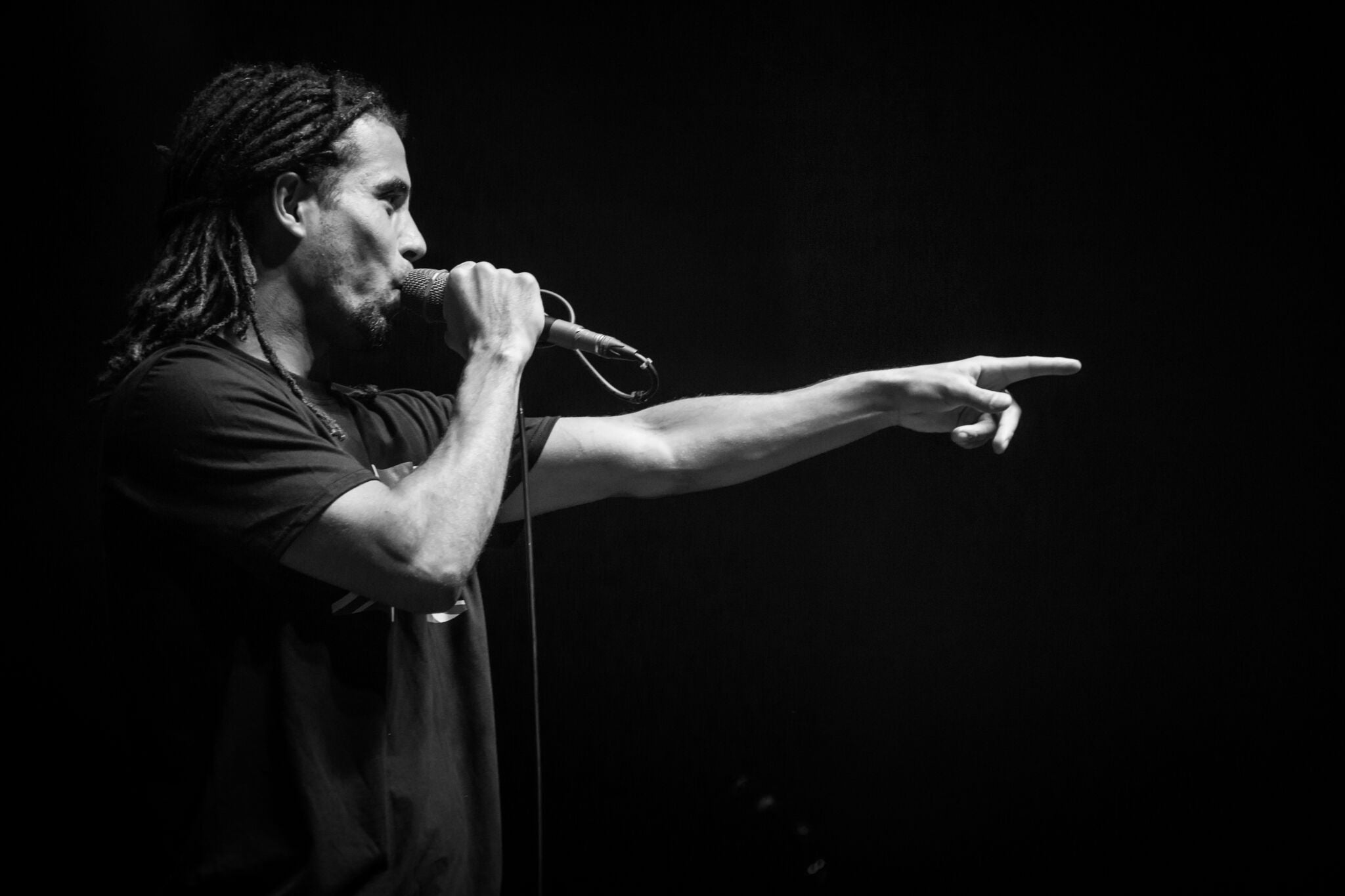 Straight to the point: Akala performing at Shepherd’s Bush Empire