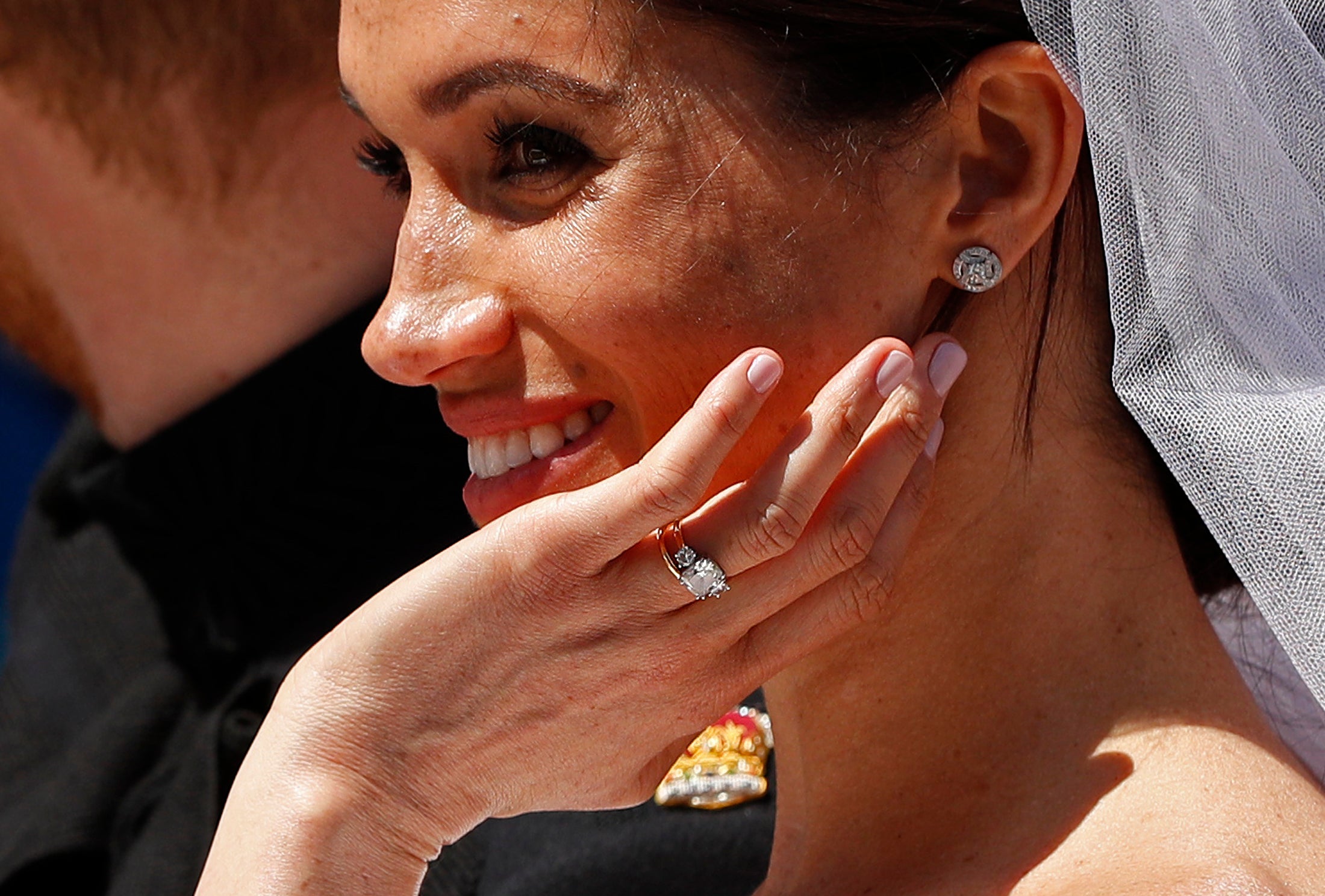 Daniel Martin created a natural look for the wedding (Getty)