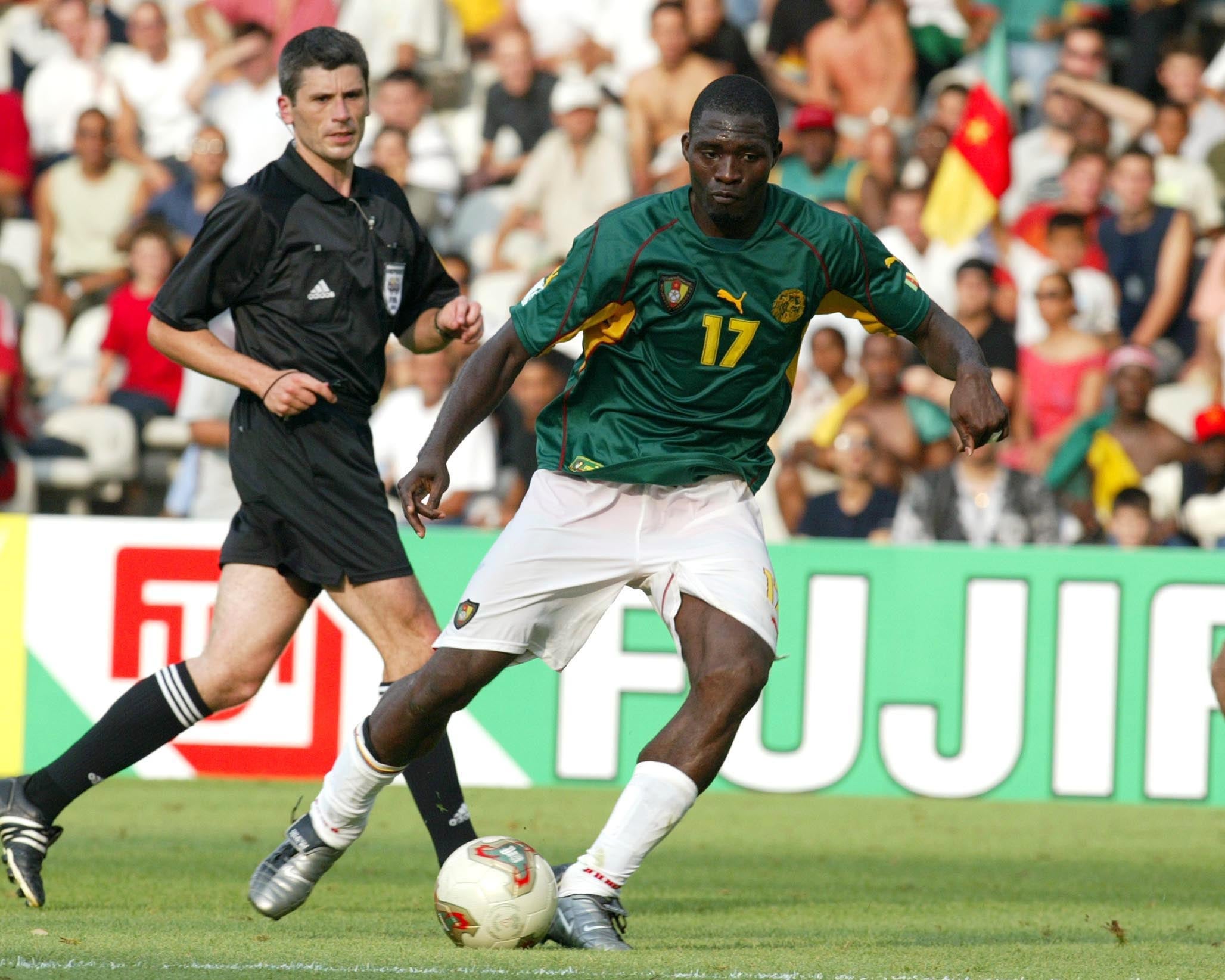 Marc Vivien Foe died during a Confederations Cup match for Cameroon