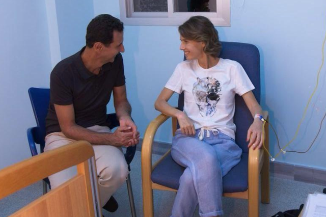 Sana, the Syrian state news wire, said Ms Assad is being treated at a military hospital in Damascus