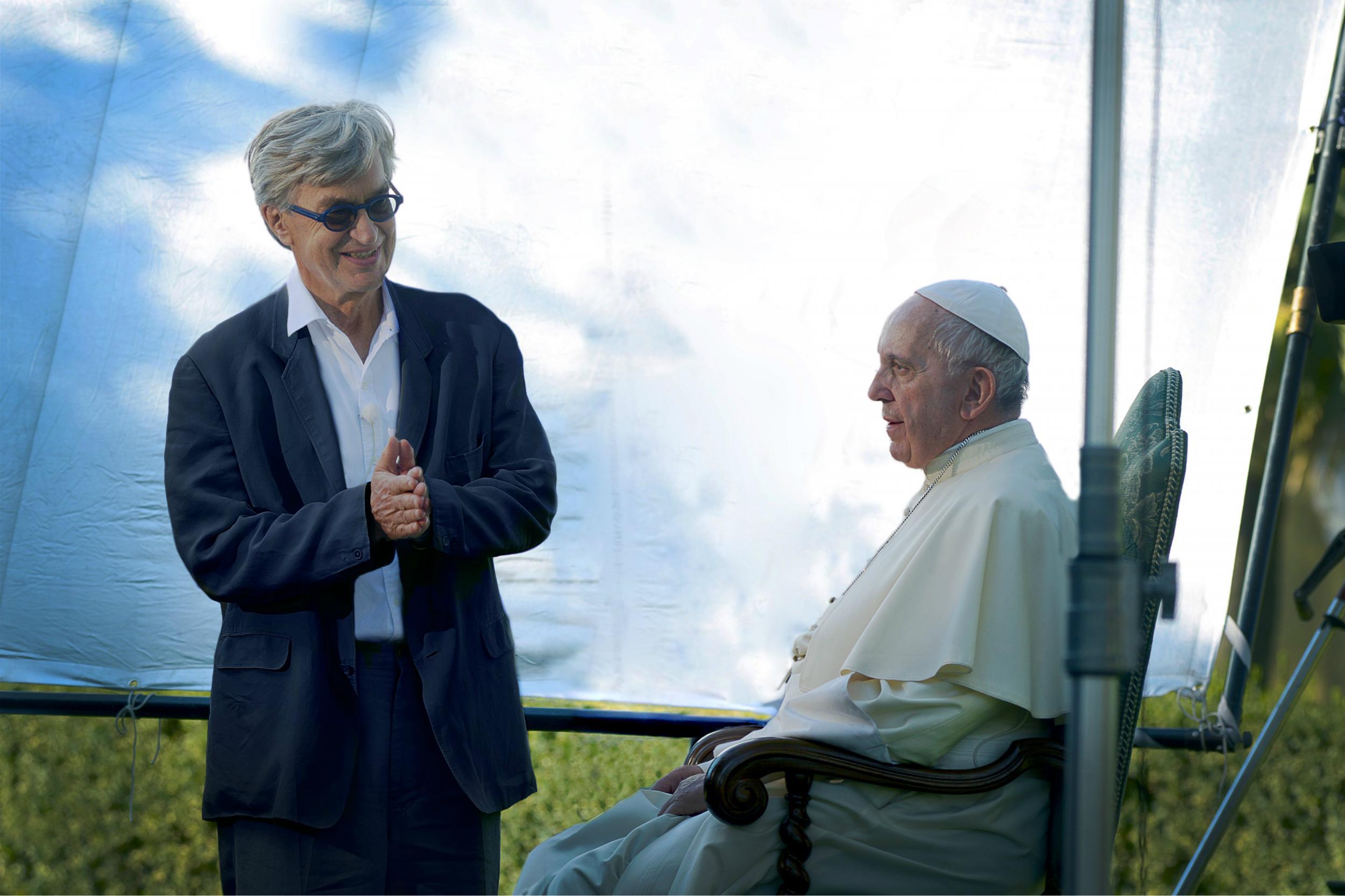 At times, Wenders depicts the Pope almost as if he is one of those angels looking in on the suffering of the world in his earlier movie, ‘Wings of Desire’