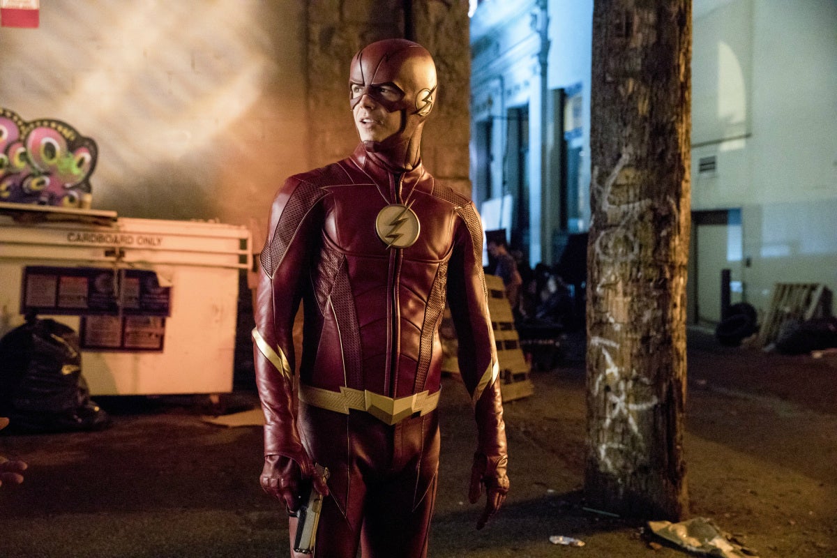 Flash star Grant Gustin hits back at body shamers and new suit critics ...