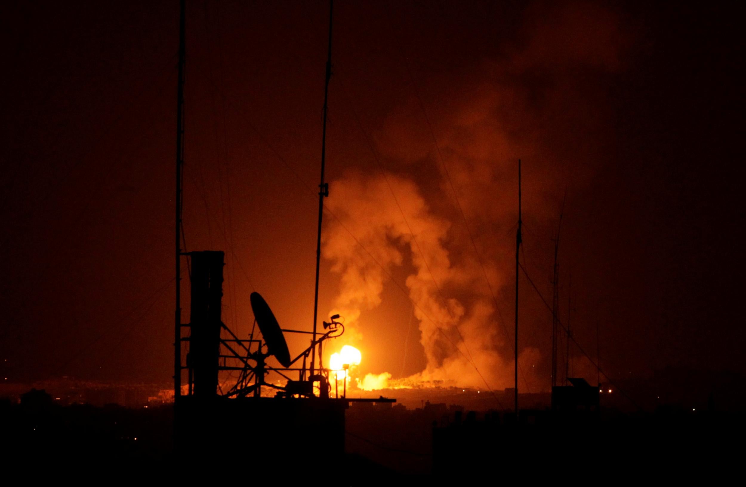 Israel said it hit 140 Hamas targets in Gaza overnight on 9 August, 2018