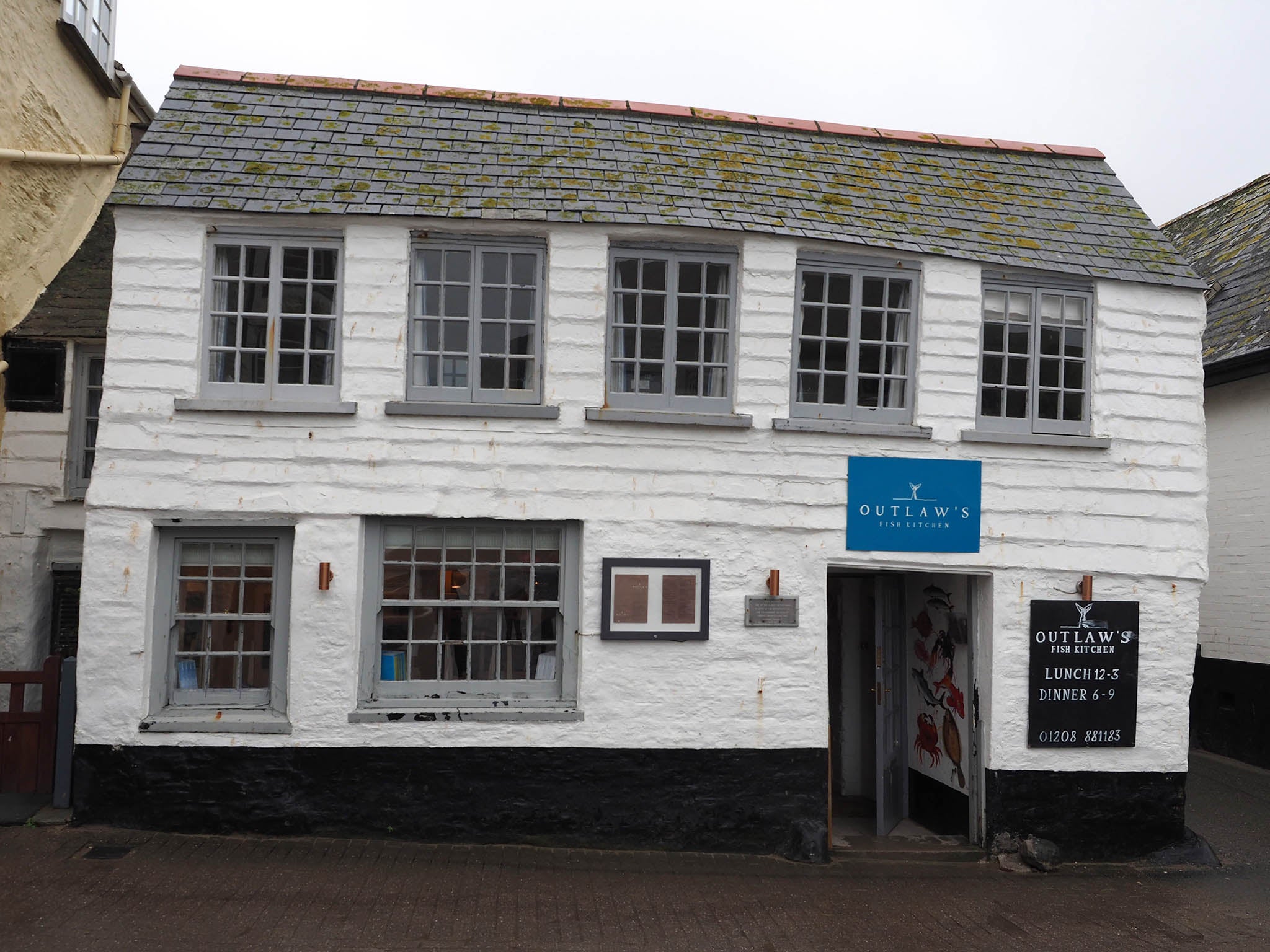 The Fish Kitchen restaurant is the more relaxed of the two in Port Isaac