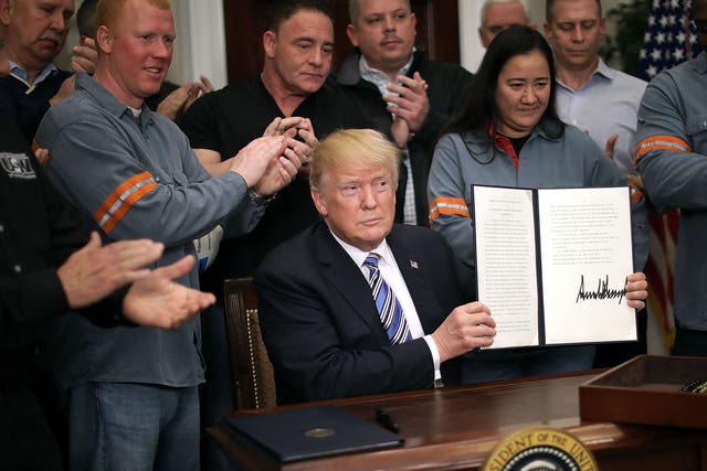 Earlier this year, Donald Trump announced that he would impose a 25 per cent tariff on imported steel and a 10 per cent tariff on imported aluminum