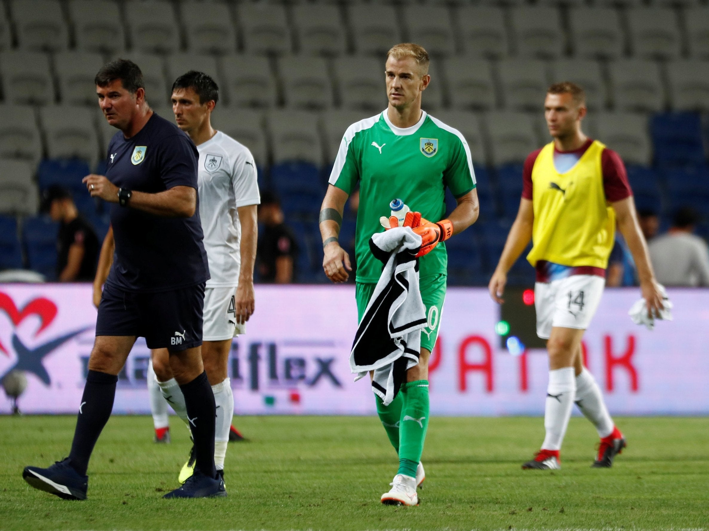 Joe Hart joined Burnley to ease their goalkeeper crisis