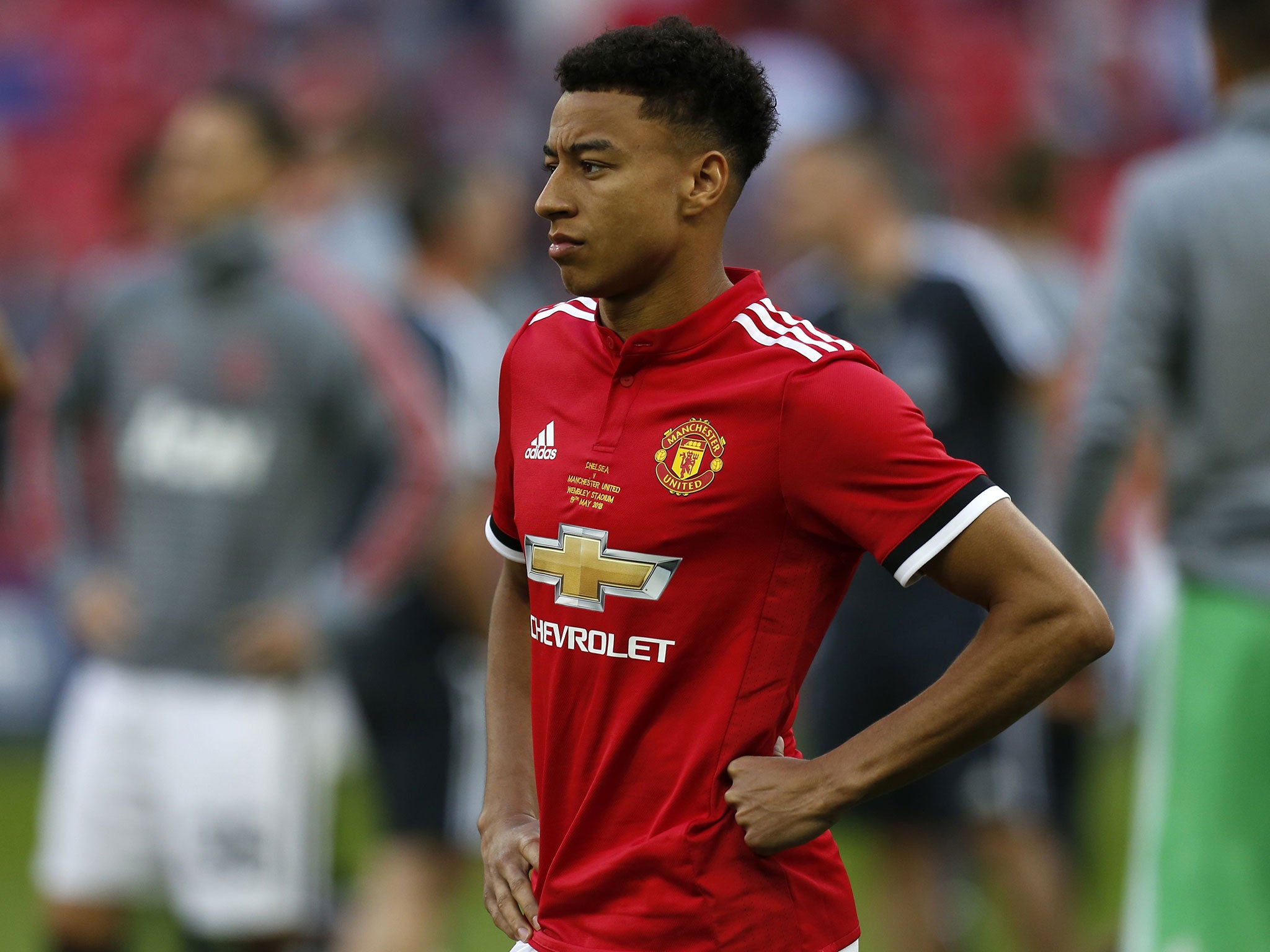 Lingard came on from the bench but United lacked squad depth