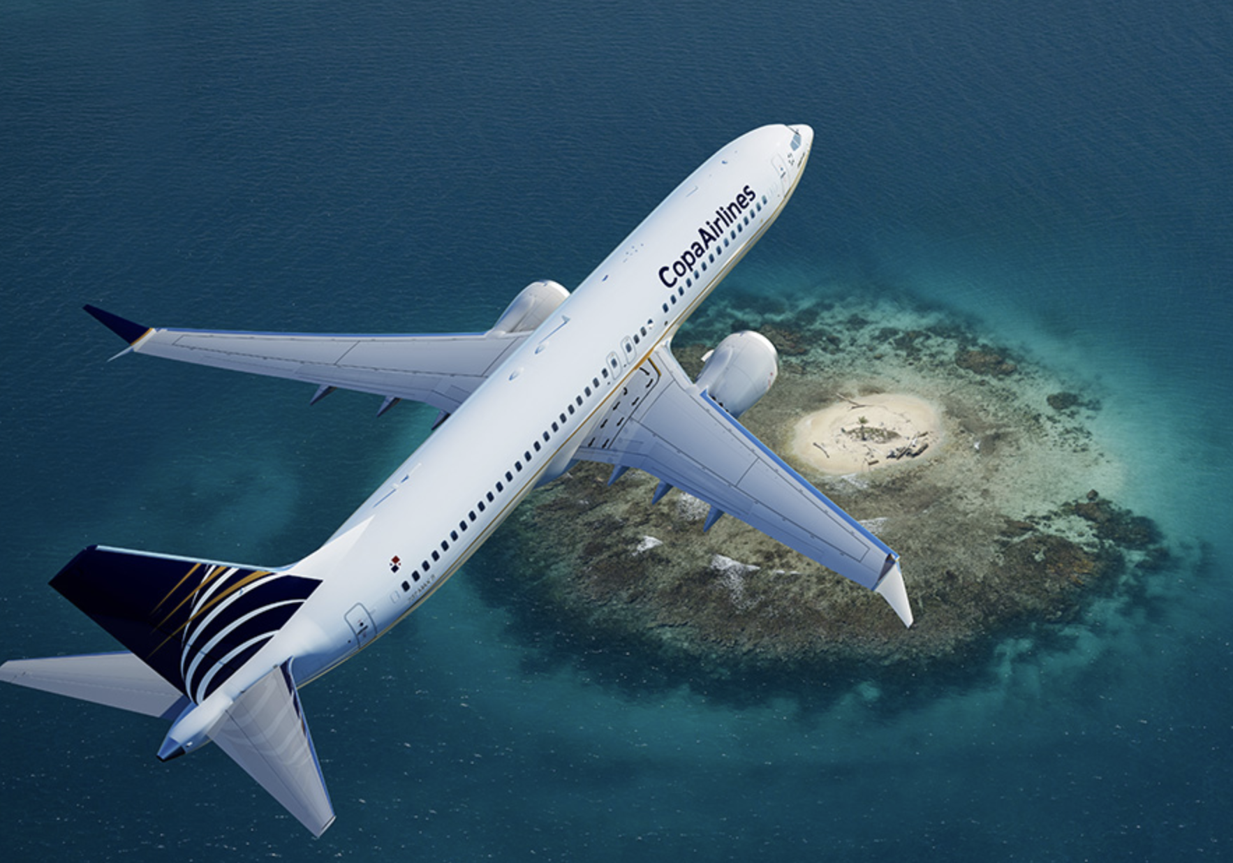 Long ranger: Boeing 737 in the colours of Copa, the airline of Panama