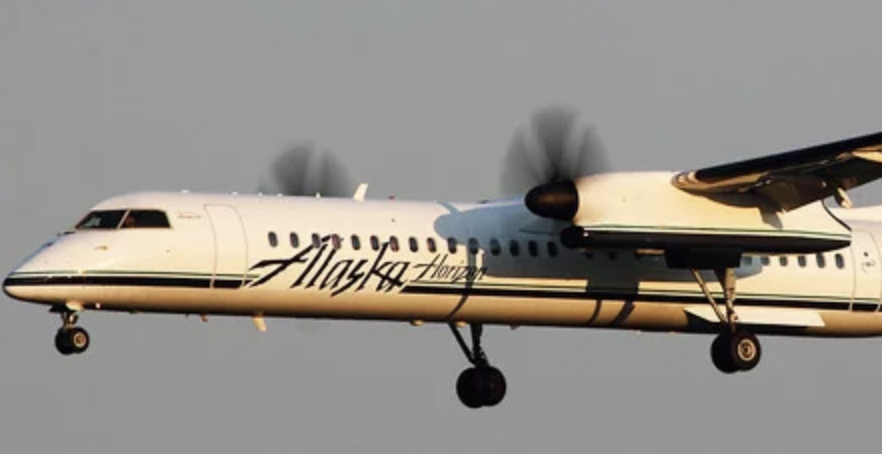 Horizon Air Q400 aircraft of the type stolen at Seattle Airport