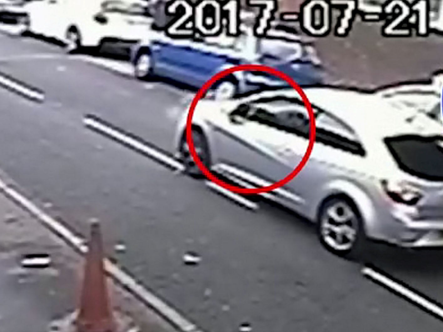 An unknown gunman opens fire from the passenger seat of a Seat car being driven by D’anglo Smith