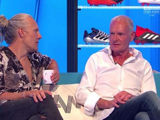 Former Tottenham and England footballer Paul 'Gazza' Gascoigne had to leave Sky Sports' Soccer AM early after feeling unwell