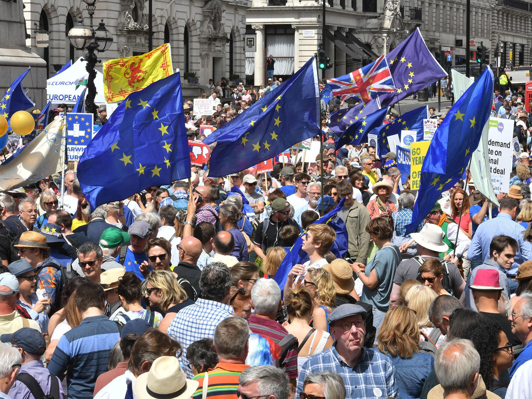 Unions such as the GMB and TSSA had wanted the Trades Union Congress to formally back calls for a Final Say vote