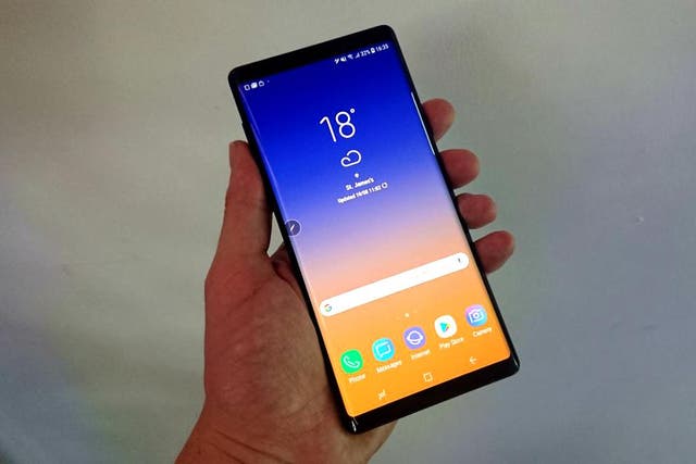 The Samsung Galaxy Note 9 looks almost indistinguishable from its predecessor