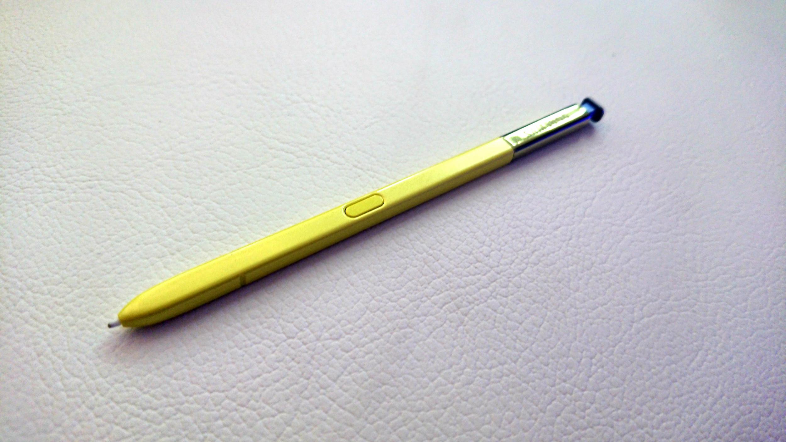 The S Pen stylus doubles as a blue-tooth remote control