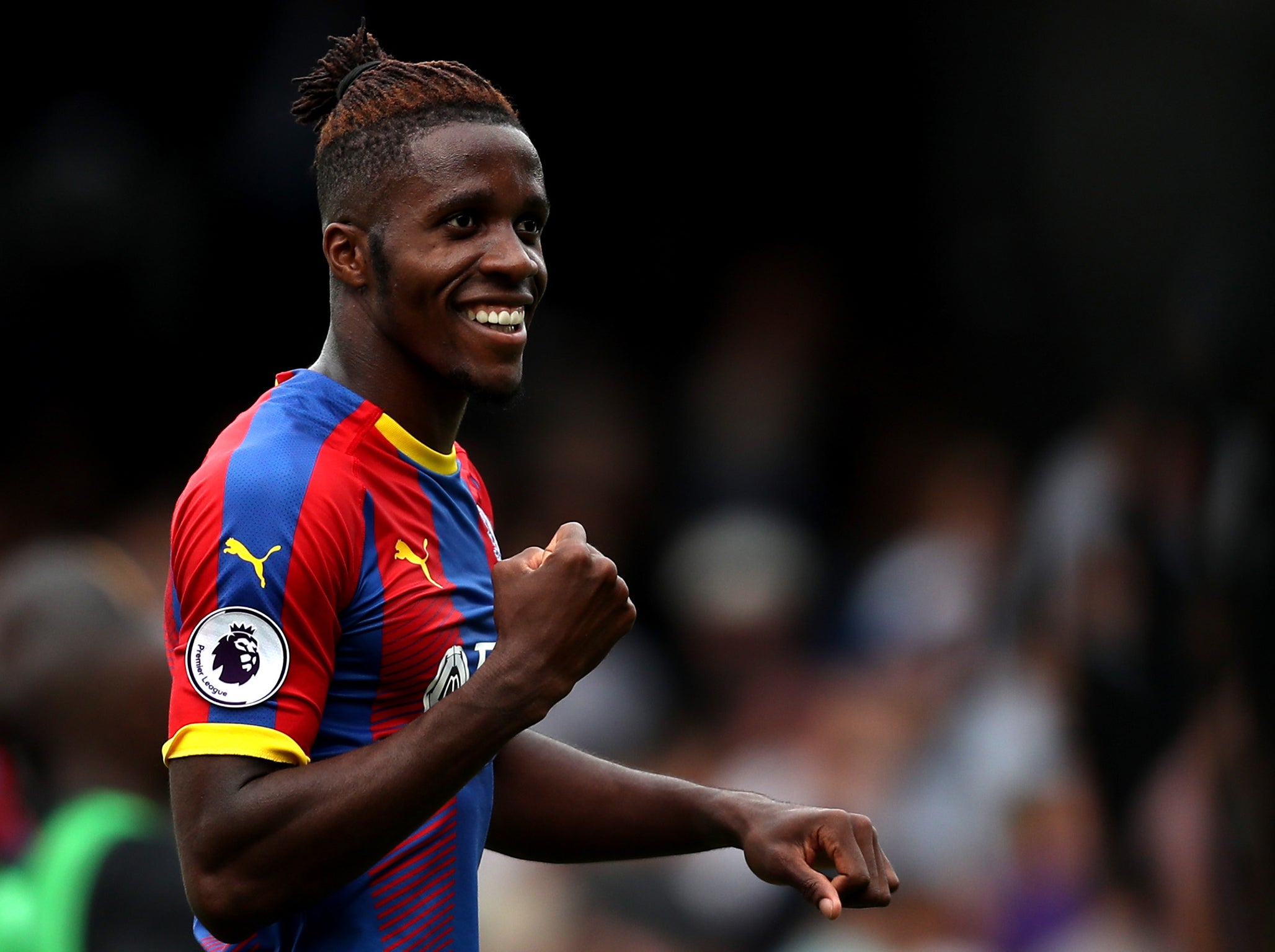 Wilfried Zaha was superb in the 2-0 win over Fulham