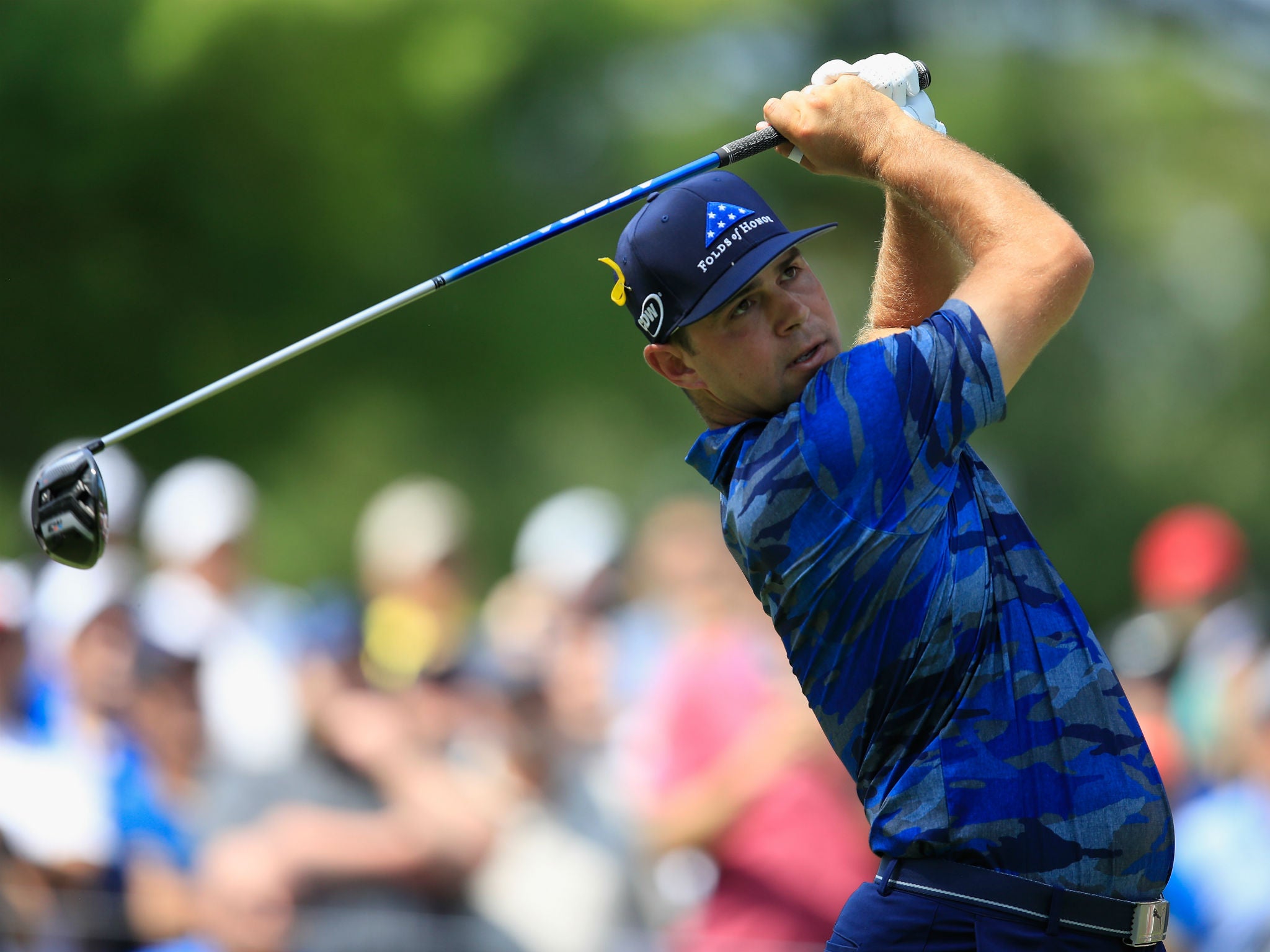 Gary Woodland led the way as the third round progressed