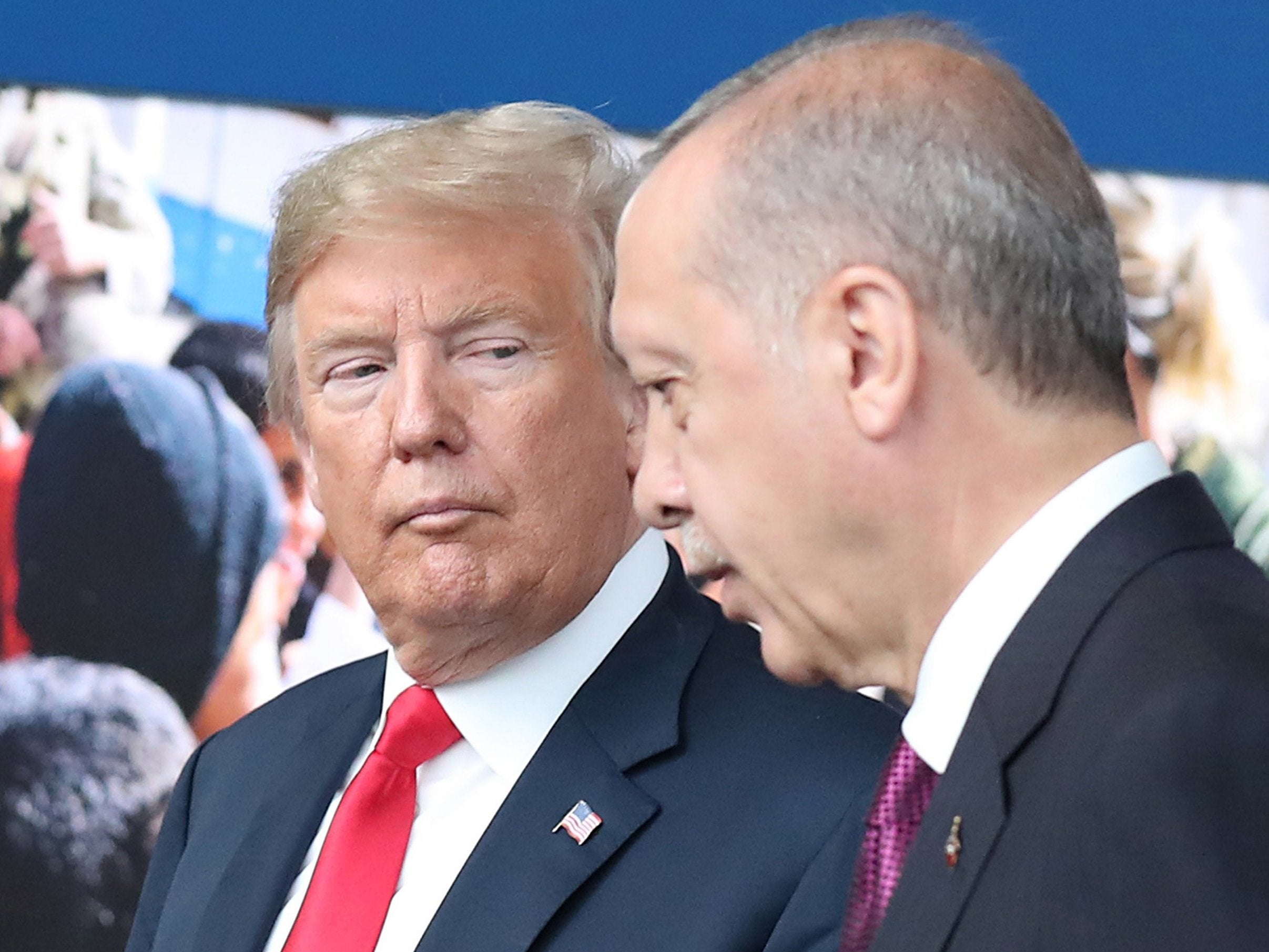 Erdogan accuses US of waging economic &apos;war&apos; against Turkey as he threatens to &apos;look for new allies&apos;