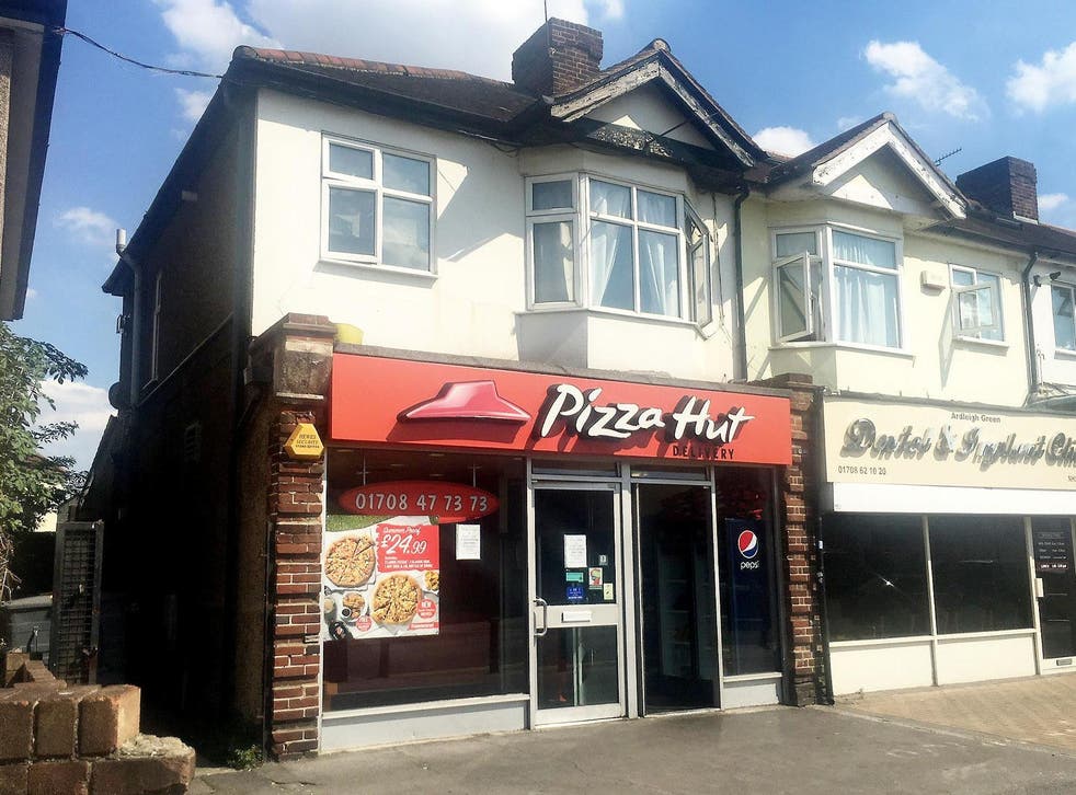 The schoolgirl had been employed at a Pizza Hut Delivery branch in Hornchurch, east London