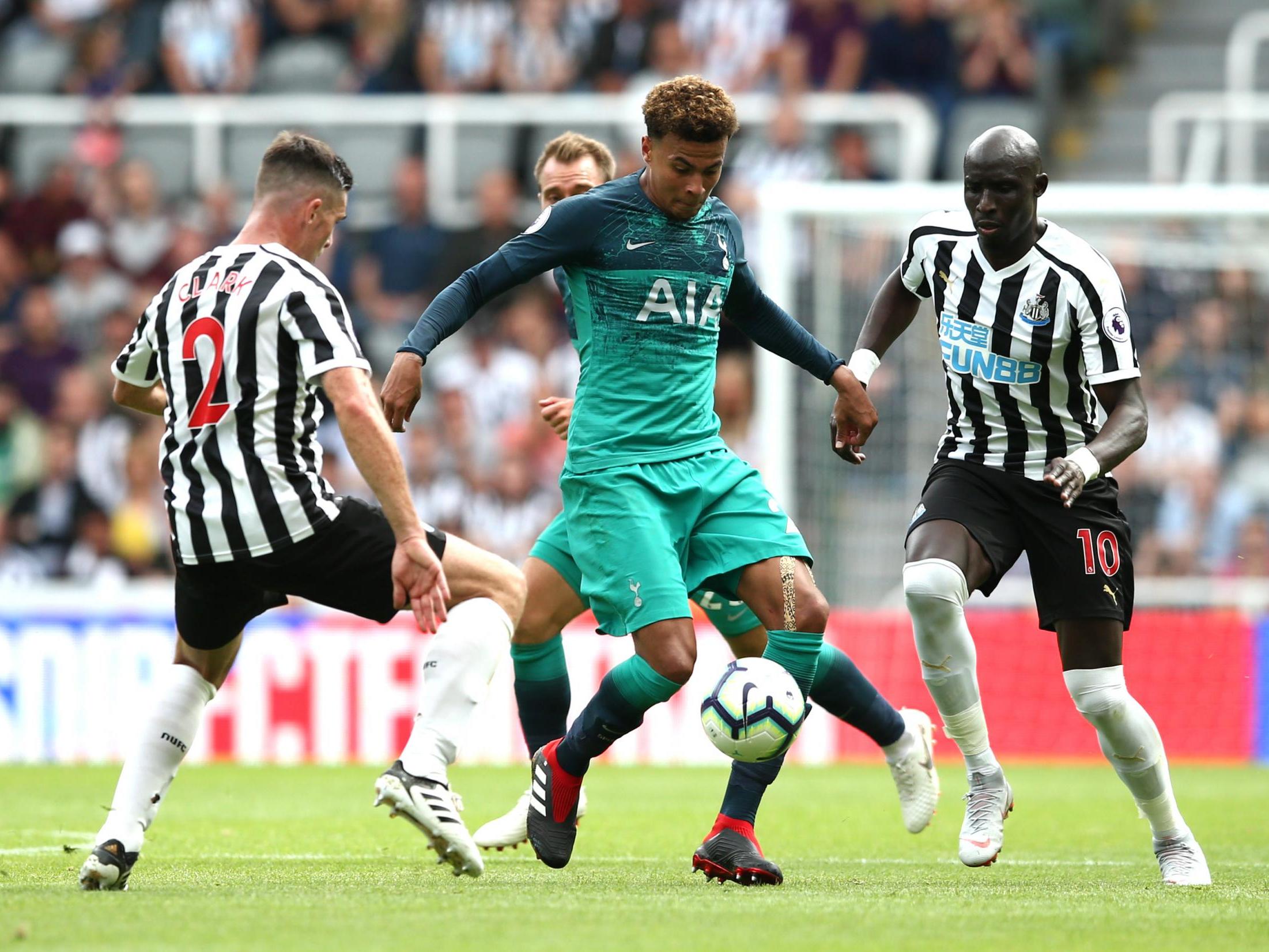 Dele Alli in action for Tottenham against Newcastle on Saturday