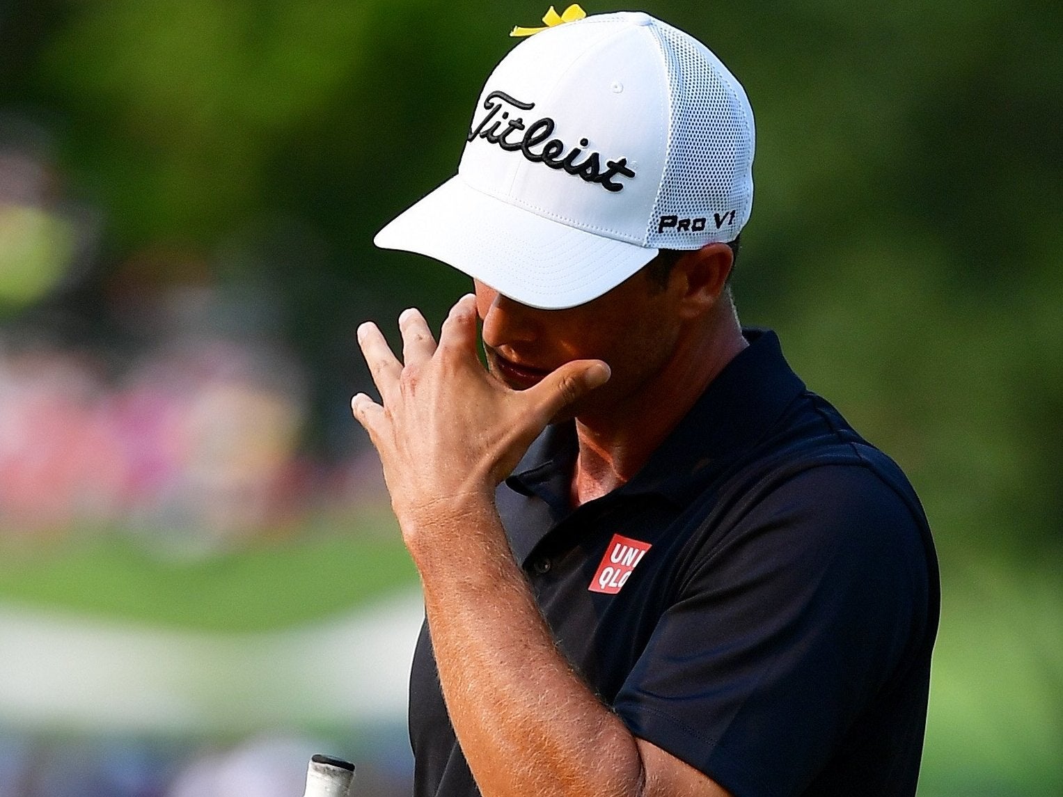 Adam Scott finished third just days after the death of fellow-Australian golfer Jarrod Lyle