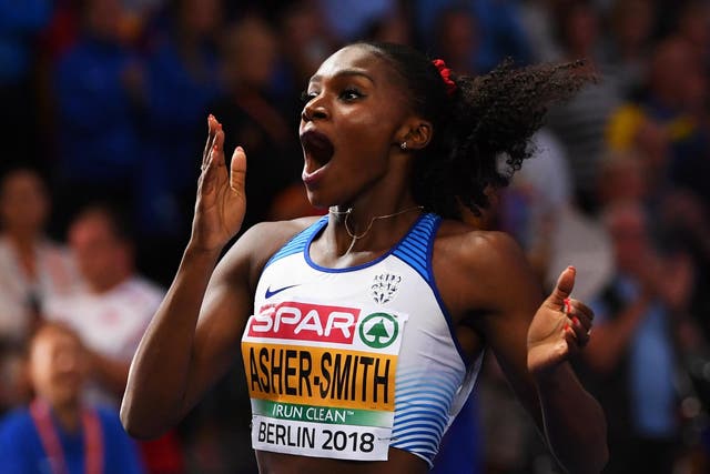 Asher-Smith capped a successful championships for Great Britain