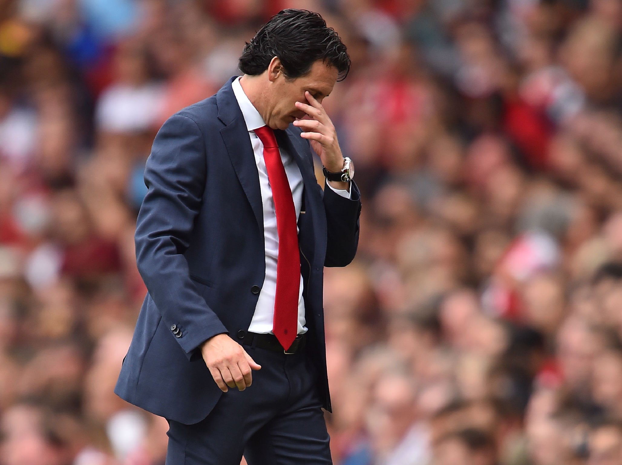 Unai Emery's Arsenal reign began with a disappointing 2-0 defeat