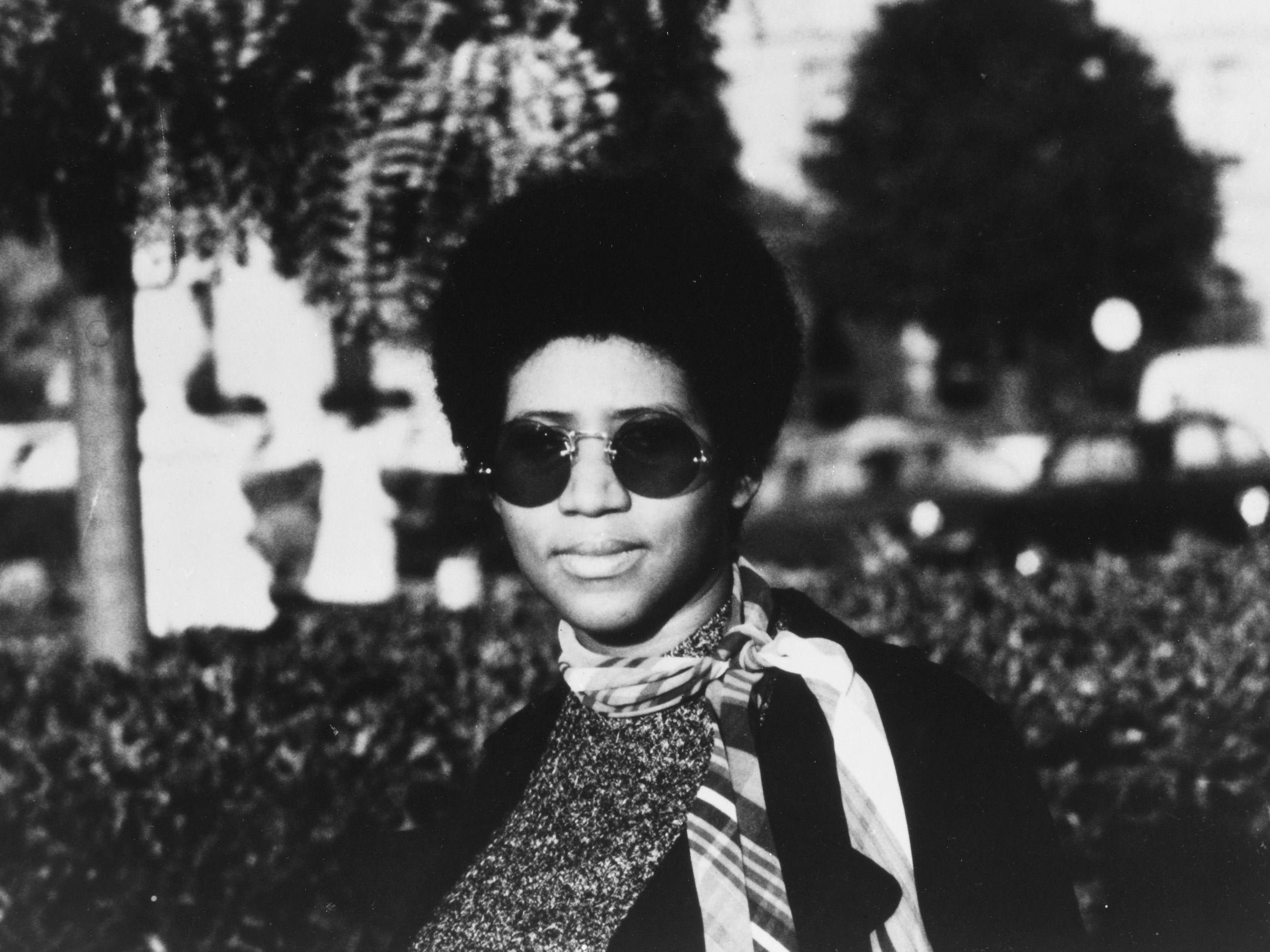 Queen of Soul: the singer in 1974
