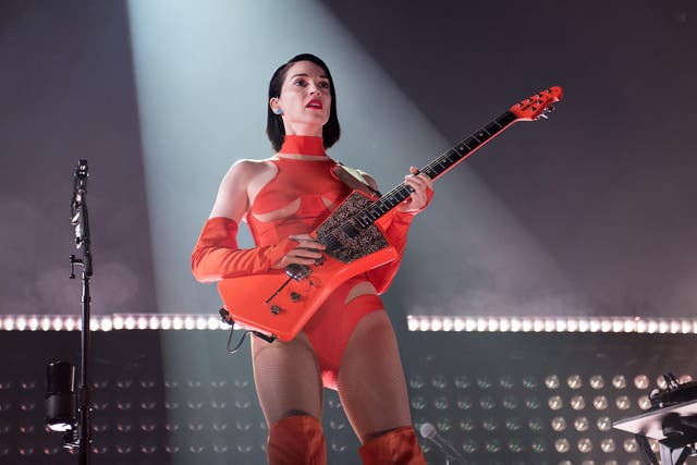 Artists such as St Vincent could be encouraging more women to pick up the guitar