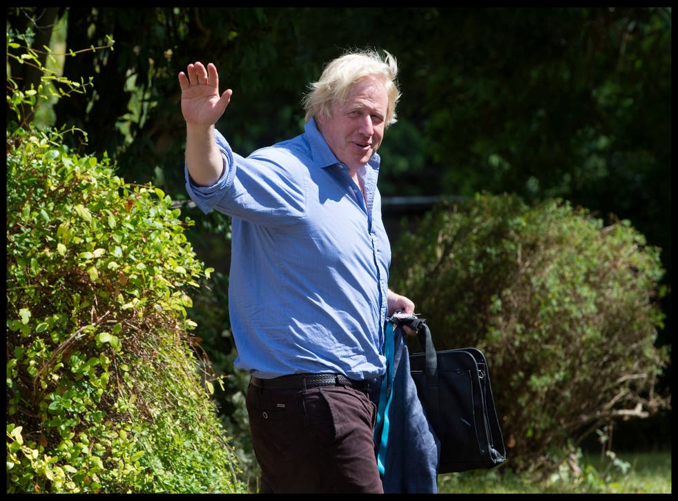Boris Johnson is sad to be planning a future leadership bid