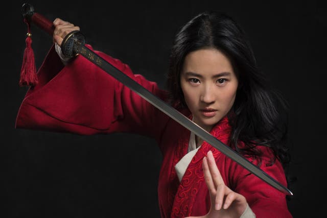 Liu Yifei as Mulan in Disney's new live-action remake