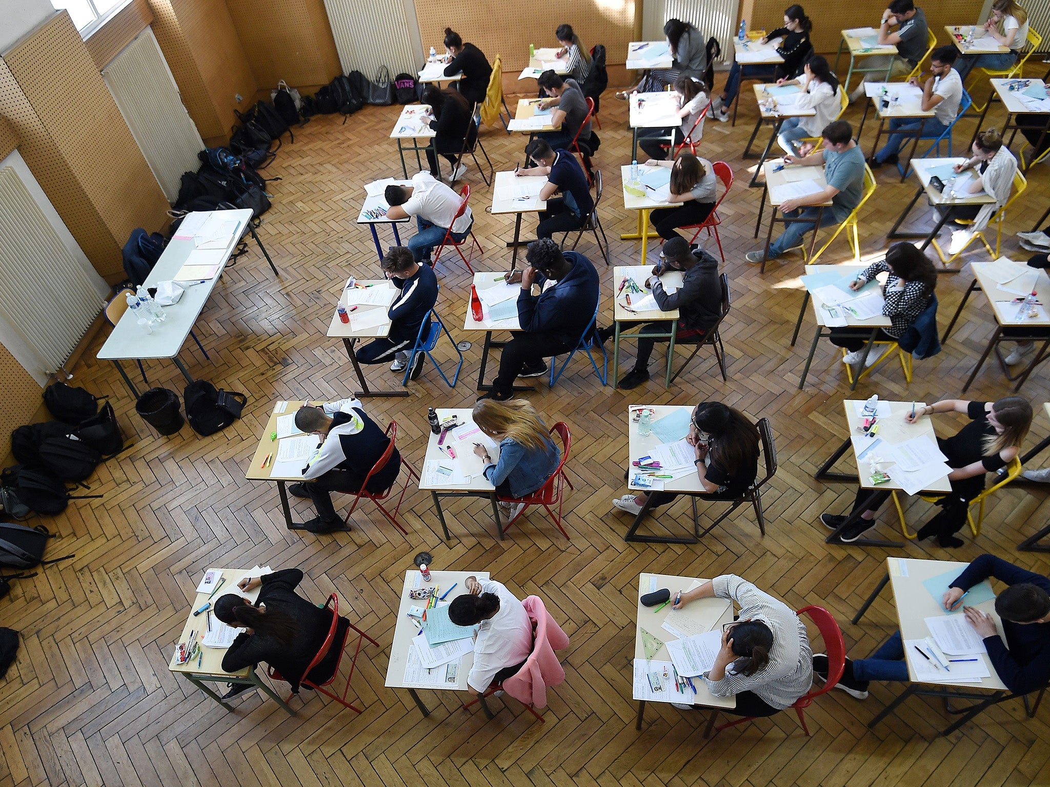 'It is regrettable that the actions of a tiny number of individuals have added to the stress of this year's exams for a much larger number of students'