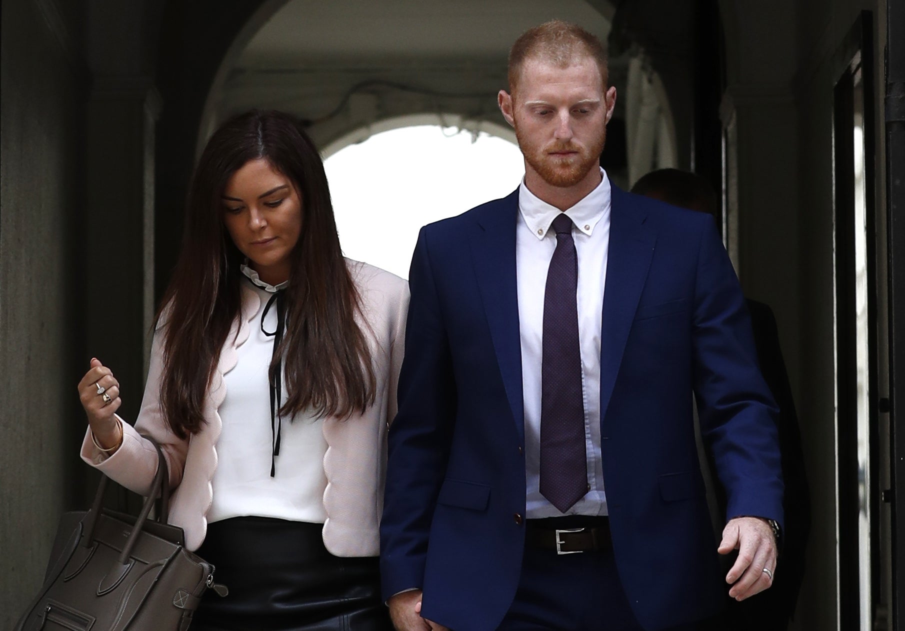 Stokes left Bristol Crown Court a free man after being cleared of affray (AFP/Getty)