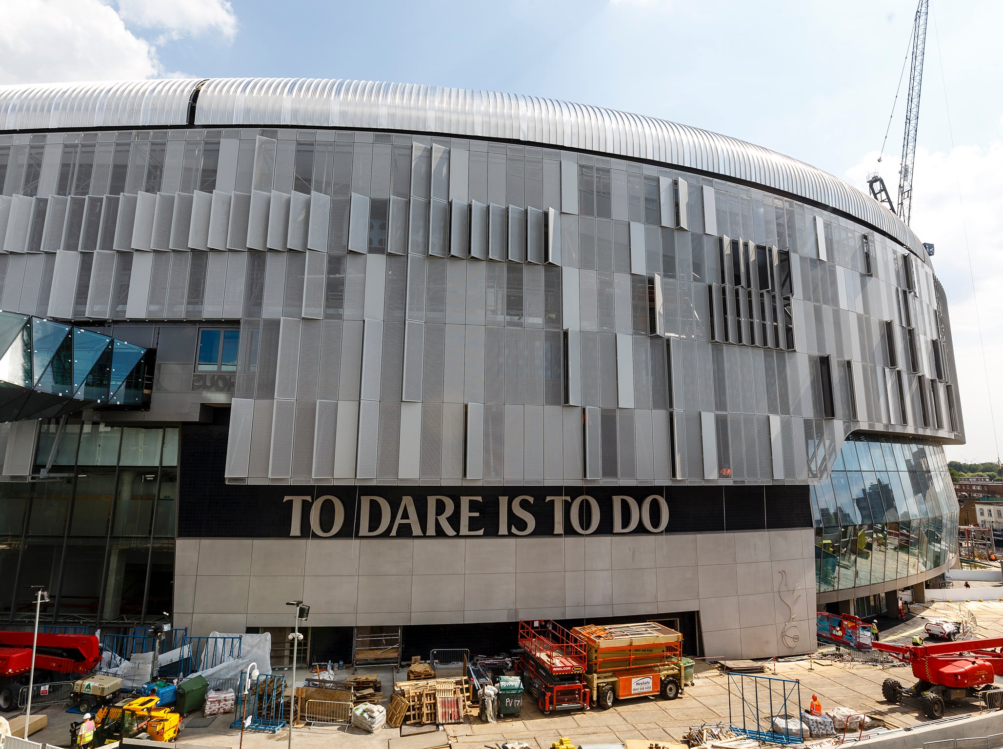 Tottenham's new stadium opening has been put back over safety problems