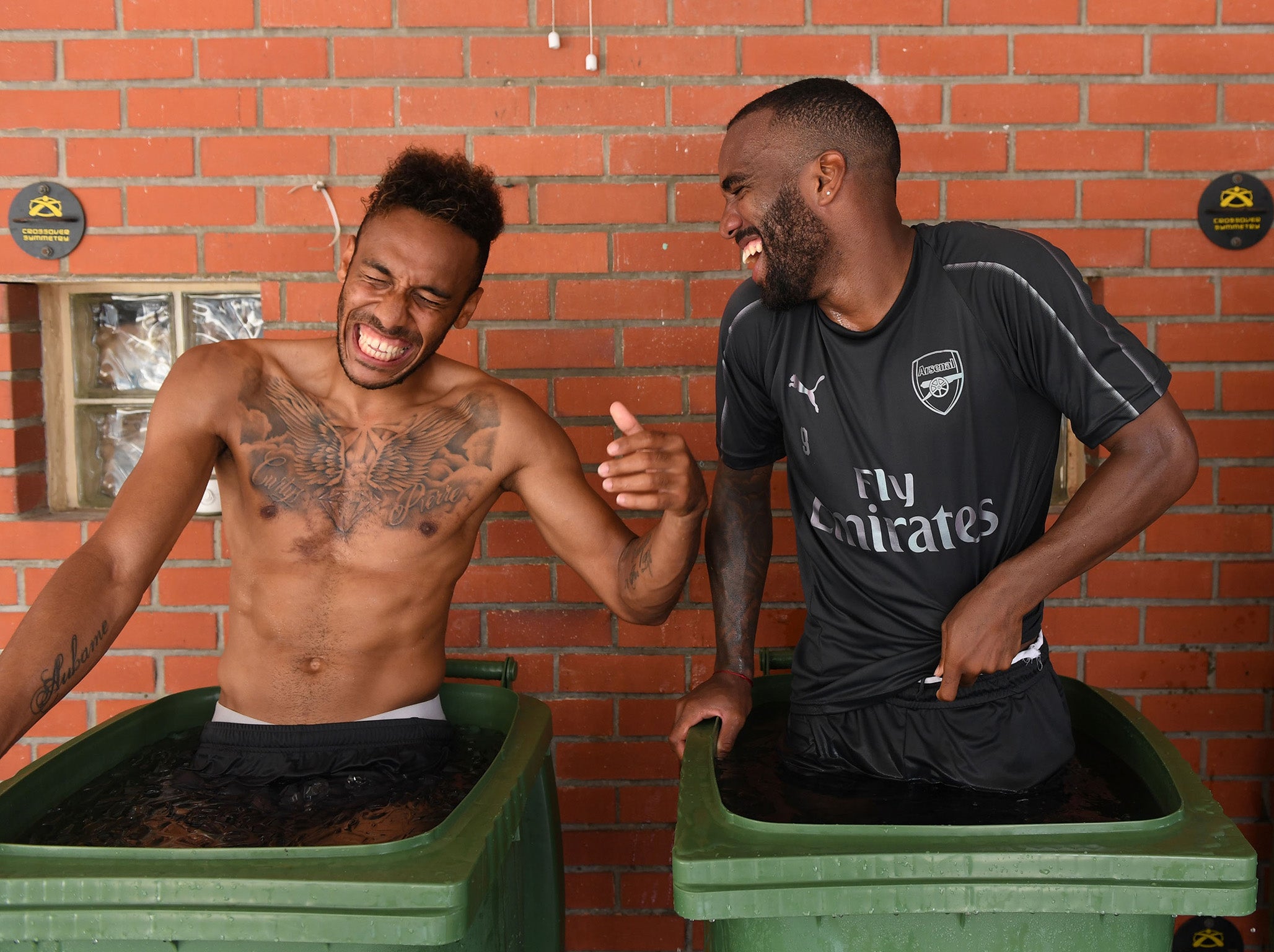 Arsenal improved with both forwards on the pitch