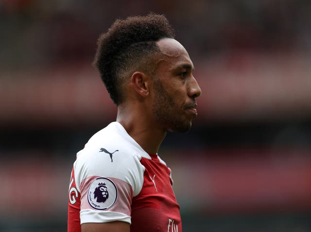 Aubameyang is content to play out wide