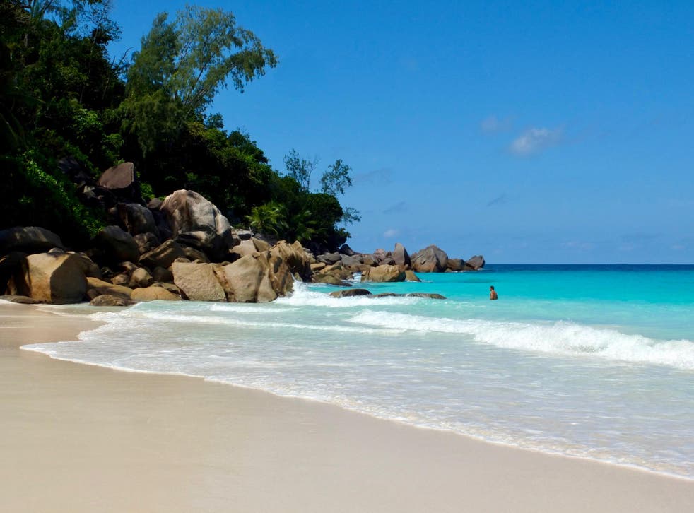 The Seychelles beaches are some of the most beautiful in the world