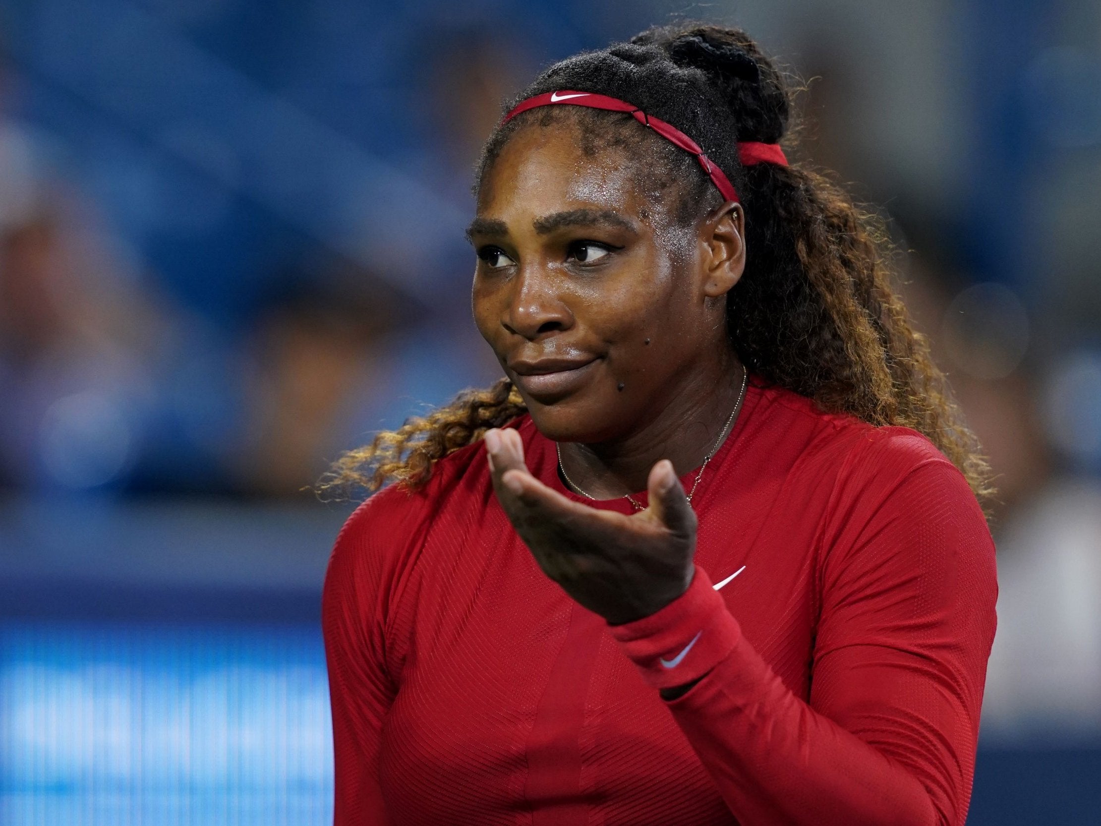 Serena Williams stressed she needs time to get back to her past levels