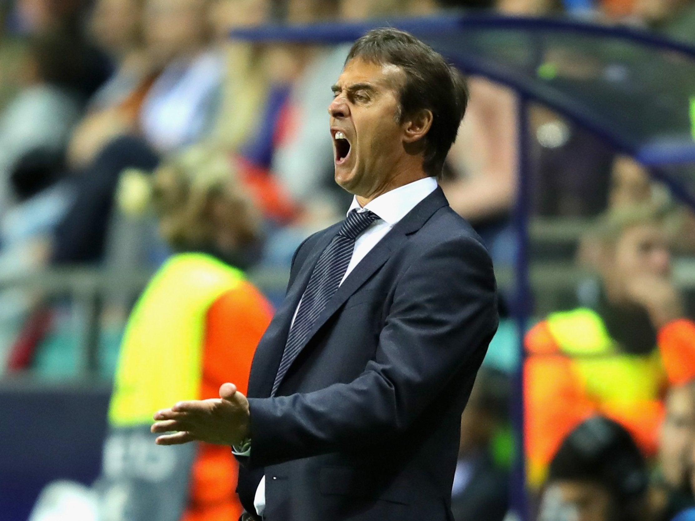 New Real Madrid manager Julen Lopetegui saw his side lose 4-2 to Atletico in the Uefa Super Cup