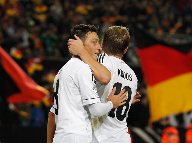 Toni Kroos has hit out at Mesut Ozil