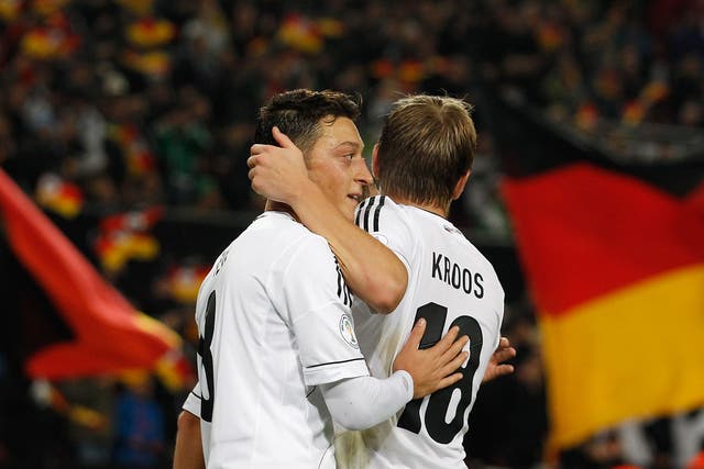 Toni Kroos has hit out at Mesut Ozil