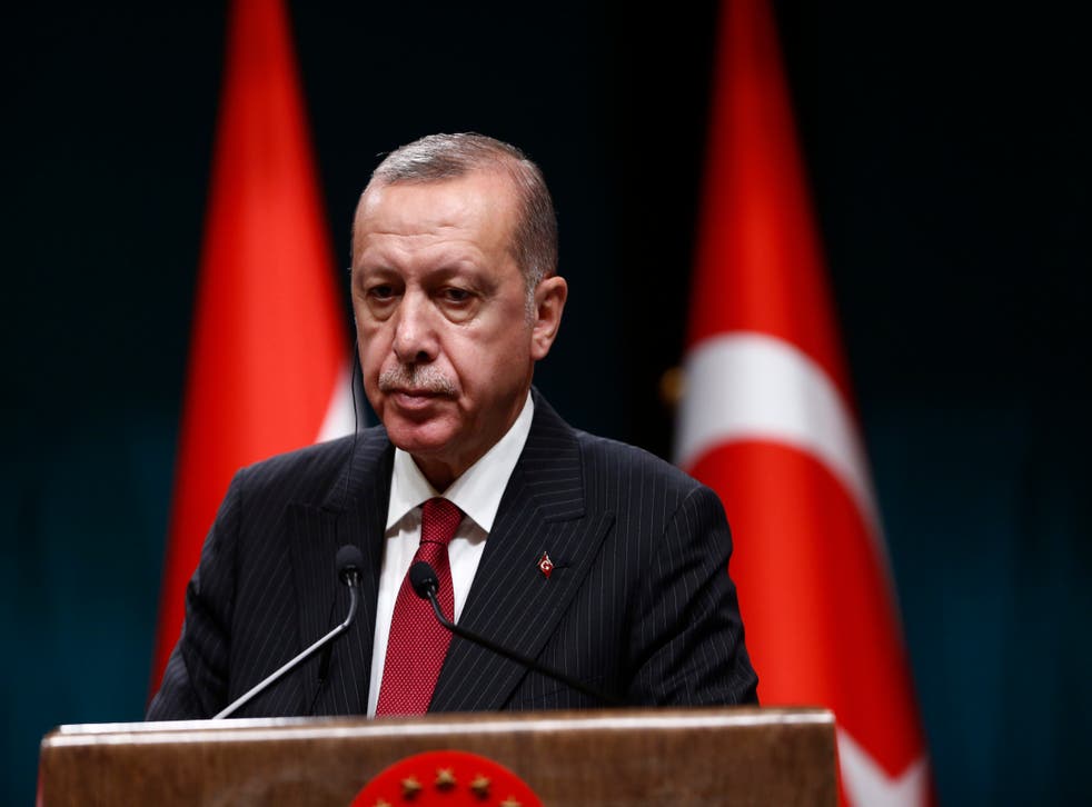 President Recep Tayyip Erdogan has been condemned for human rights abuses