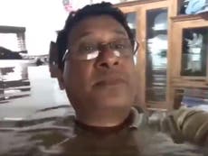 Man films selfie video asking for rescue from Kerala floods