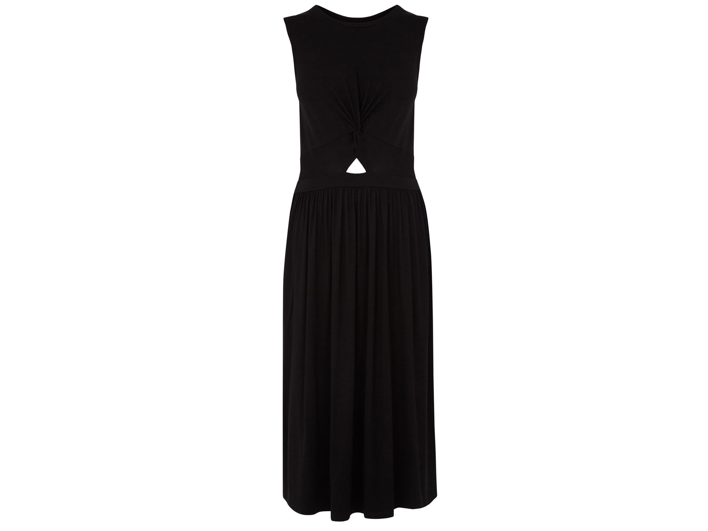 Cut Out Twist Front Midi Dress, £36, Warehouse