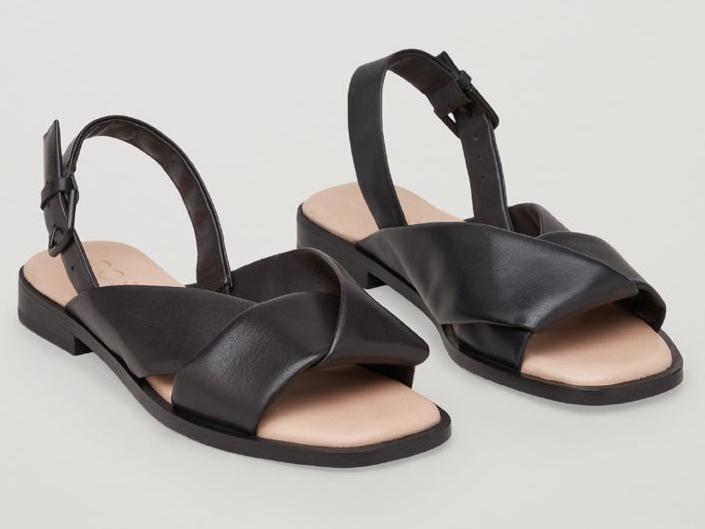 Knotted Leather Sandals, £89, Cos