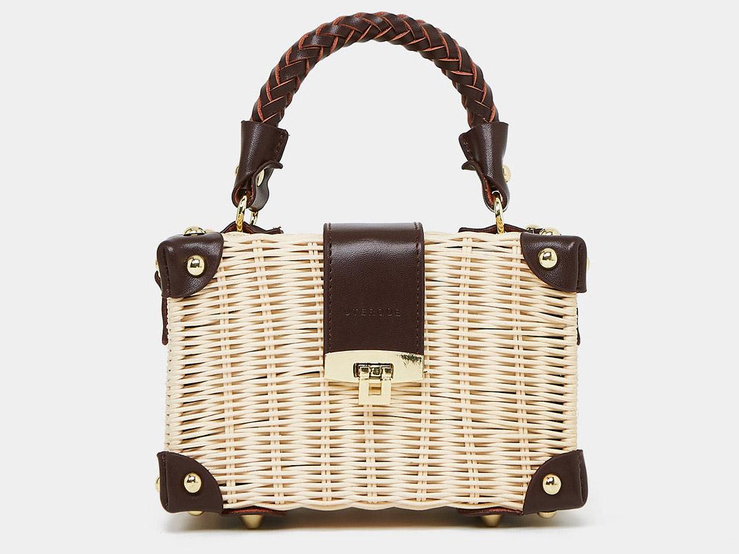 Raffia Minaudiere, £89, Uterque