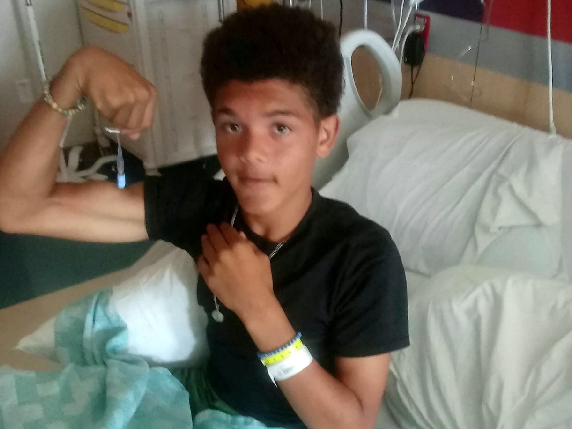 Boy who survived lightning strike says he 'feels like Superman' | The  Independent | The Independent