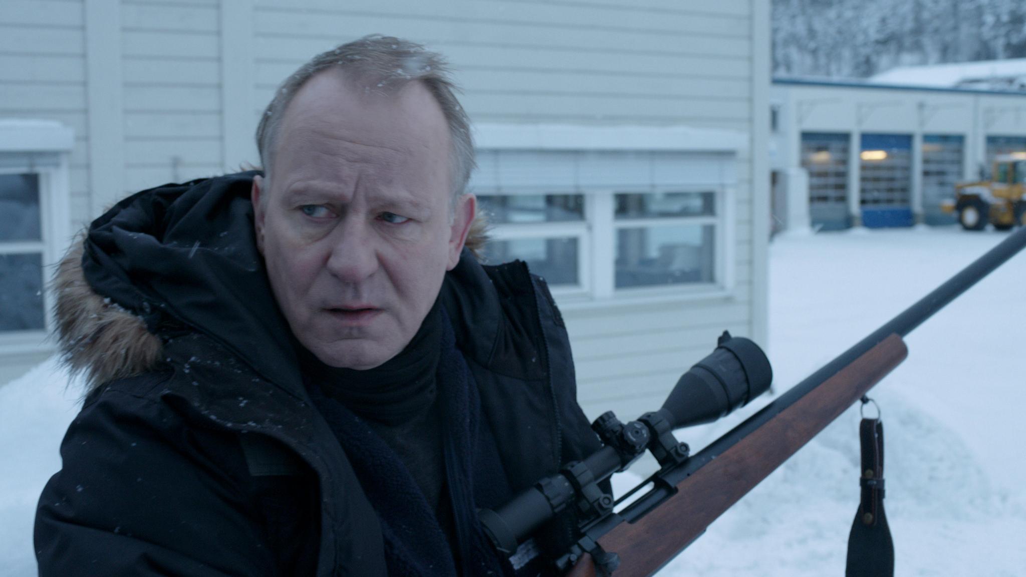Stellan Skarsgard plays a mild-mannered snowplow driver in this entertaining if grisly piece