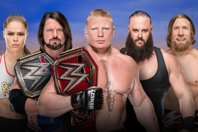 Brock Lesnar defends the WWE Universal Championship at Summerslam against Roman Reigns